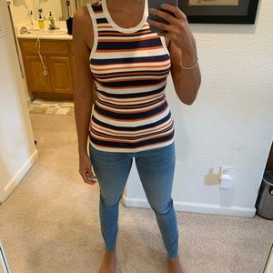 Anthropologie stripped tank top